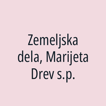 Zemeljska dela, Marijeta Drev s.p. - Logotip