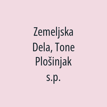 Zemeljska Dela, Tone Plošinjak s.p. - Logotip