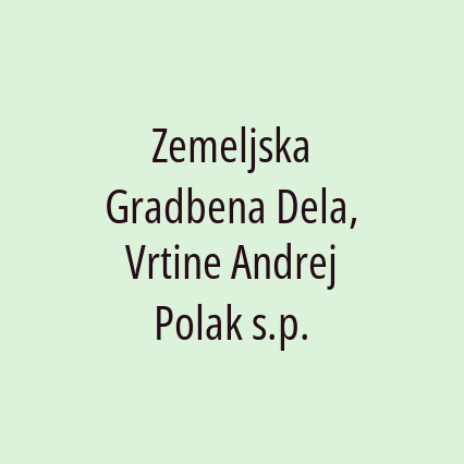 Zemeljska Gradbena Dela, Vrtine Andrej Polak s.p. - Logotip