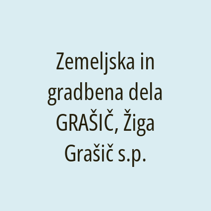 Zemeljska in gradbena dela GRAŠIČ, Žiga Grašič s.p. - Logotip