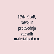 ZEVNIK LAB, razvoj in proizvodnja vezivnih materialov d.o.o. - Logotip