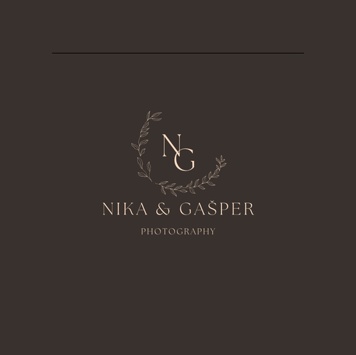 Zgodbe v dvoje - Nika & Gašper photography - Logotip