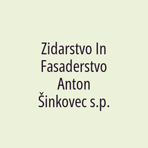 Zidarstvo In Fasaderstvo Anton Šinkovec s.p. - Logotip