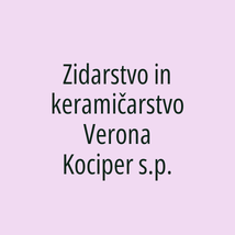 Zidarstvo in keramičarstvo Verona Kociper s.p. - Logotip