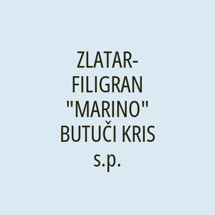 ZLATAR-FILIGRAN "MARINO" BUTUČI KRIS s.p. - Logotip