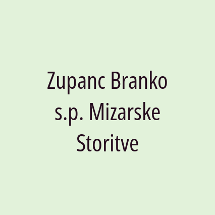 Zupanc Branko s.p. Mizarske Storitve - Logotip