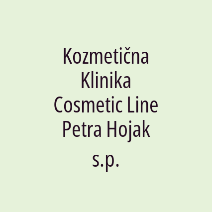 Kozmetična Klinika Cosmetic Line Petra Hojak s.p.