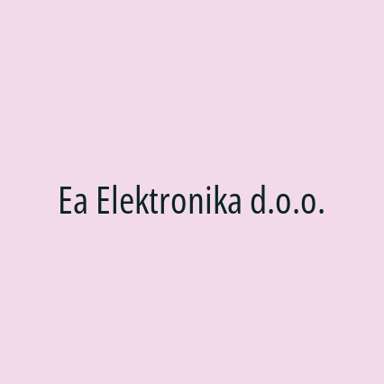 Ea Elektronika d.o.o.