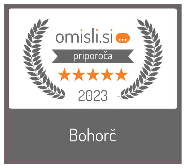 Bohorč na Omisli.si - Ocena strank 5.0 od 1