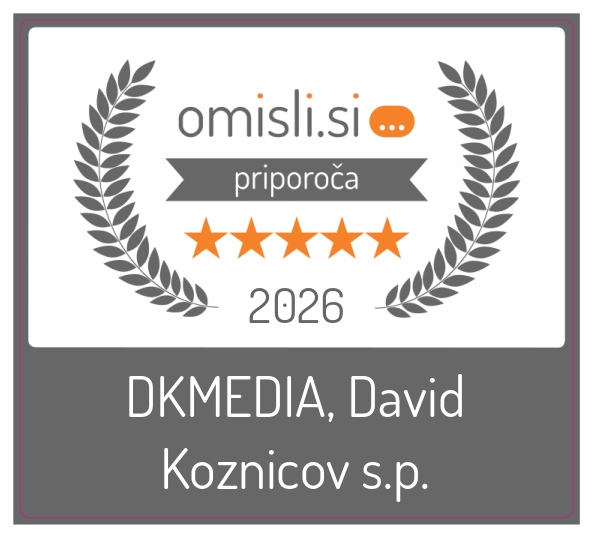 DKMEDIA, David Koznicov s.p. na Omisli.si - Ocena strank od 0
