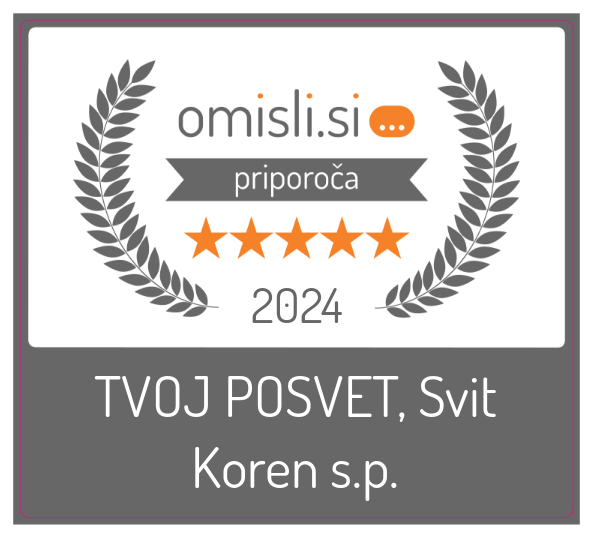 TVOJ POSVET, Svit Koren s.p. na Omisli.si - Ocena strank 5.0 od 5