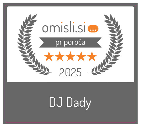 DJ Dady na Omisli.si - Ocena strank 5.0 od 1
