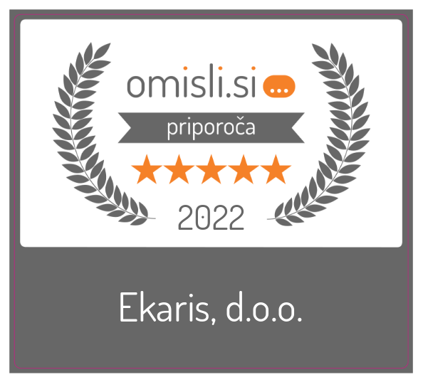 Ekaris, d.o.o. na Omisli.si - Ocena strank 5.0 od 1
