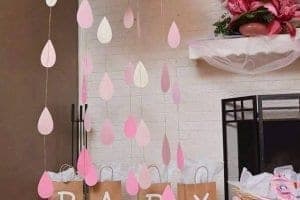 Baby shower dekoracija