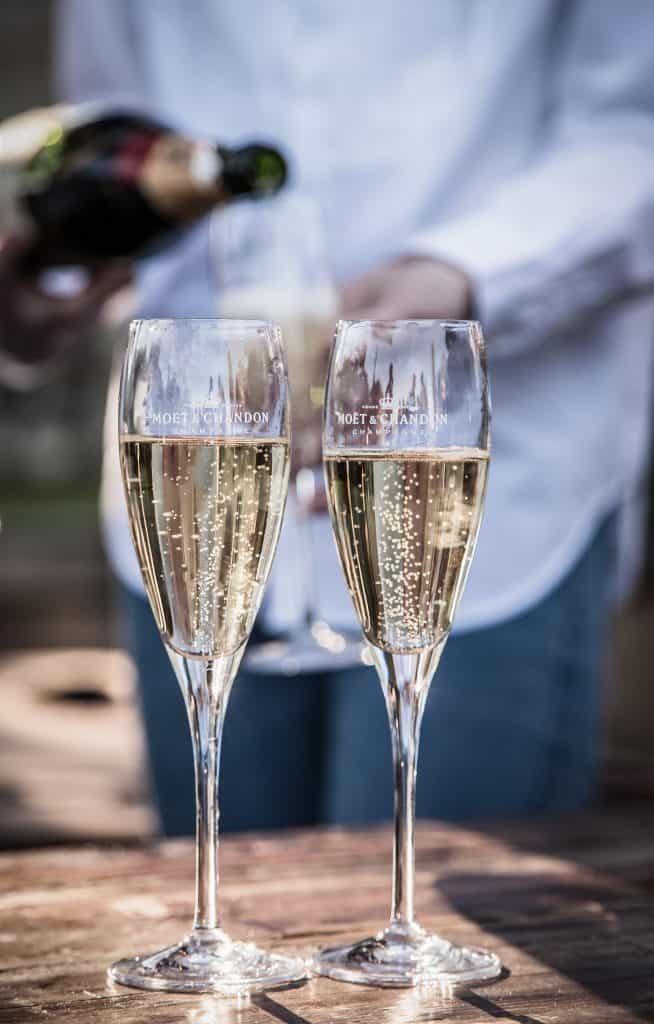Poročna kulinarika, šampanjec