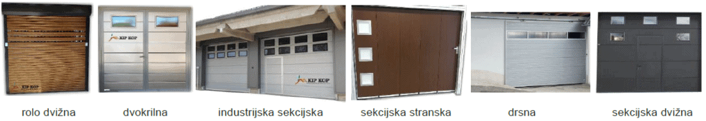 Vse vrste garažnih vrat by Kip Kop d.o.o.