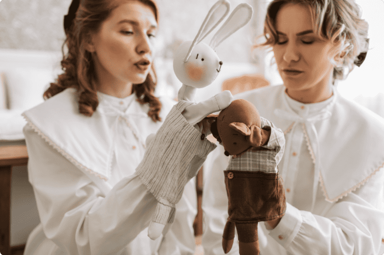 Animacija otrok z lutkami. Avtor: Vlada Karpovich