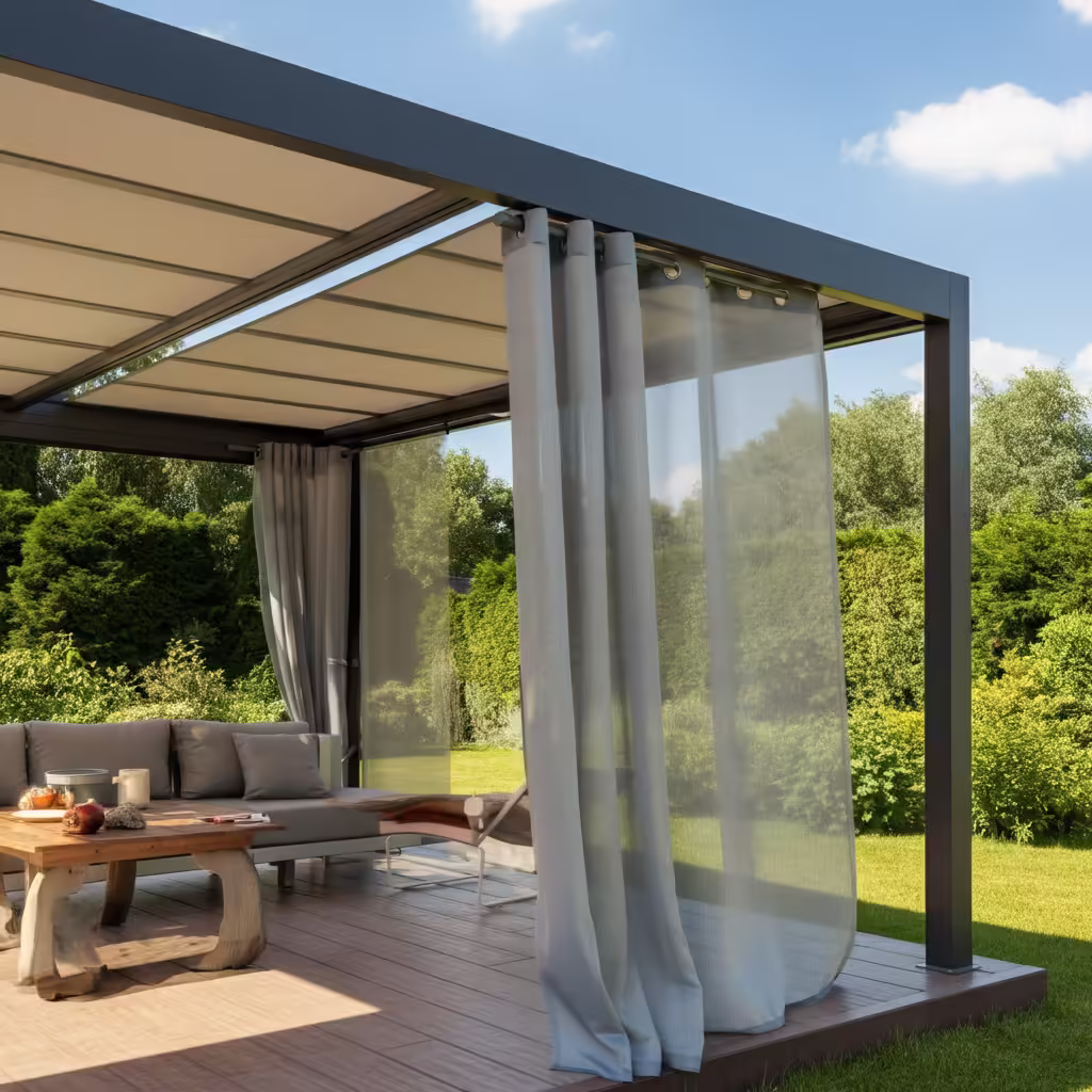 zunanje zavese pergola