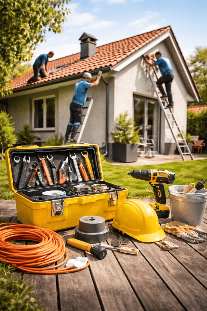 Redno vzdrževanje doma.