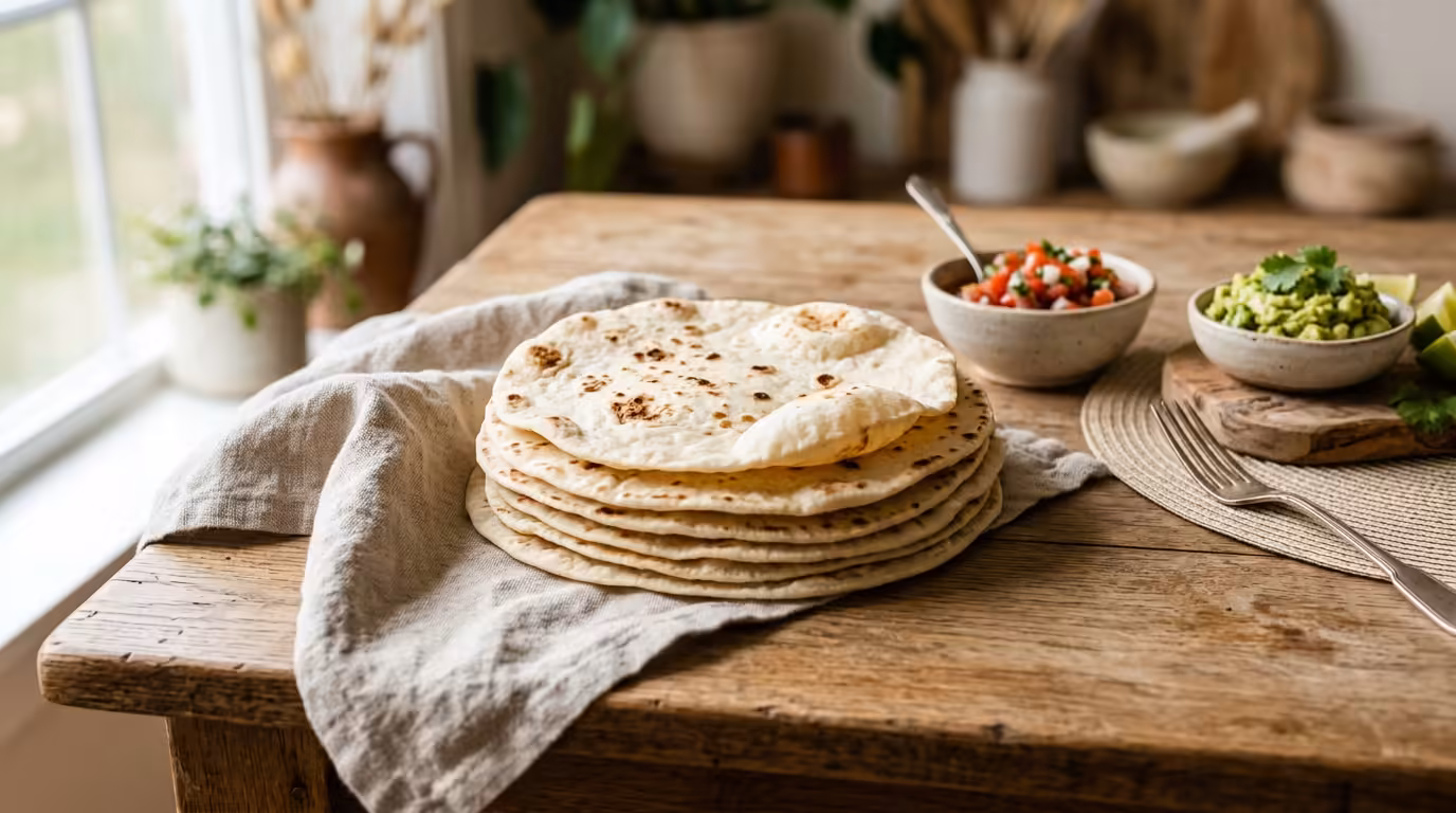 Domače tortilje: Recept za popolne mehke tortilje, ki se ne lomijo – tortilje recept